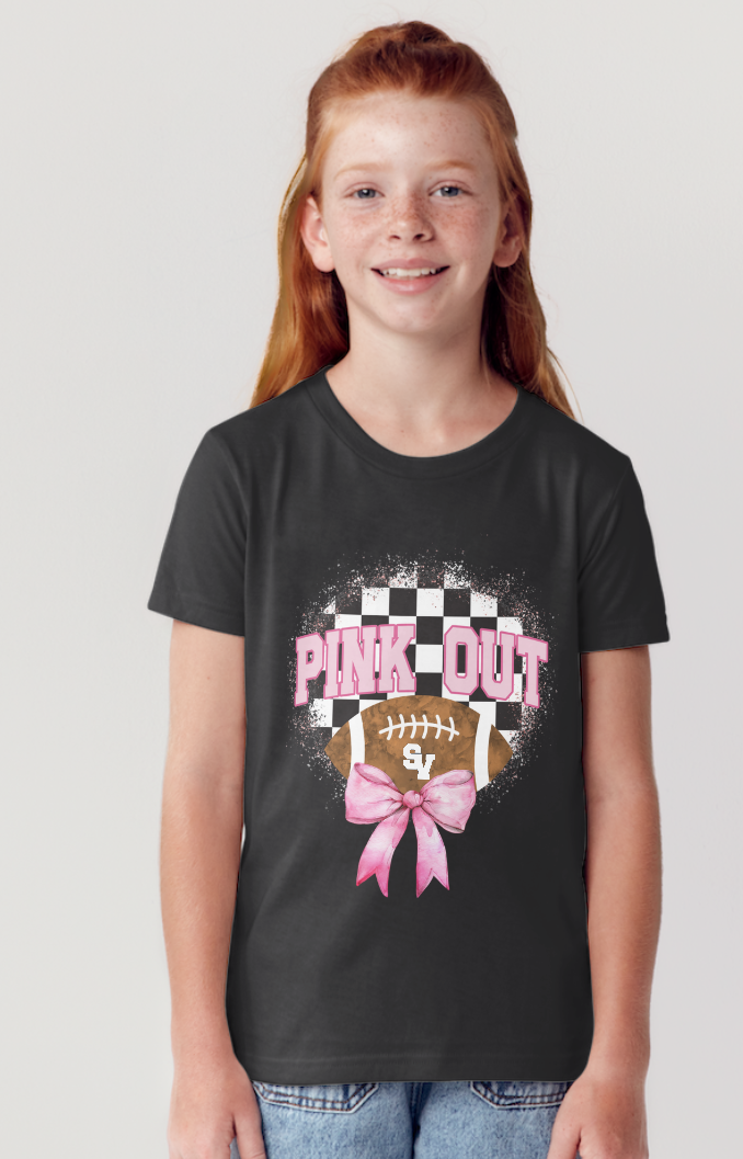 Pink Out - Checkered Football