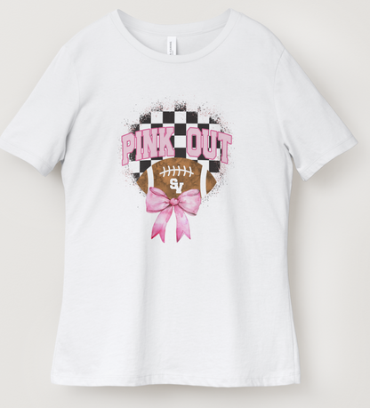 Pink Out - Checkered Football