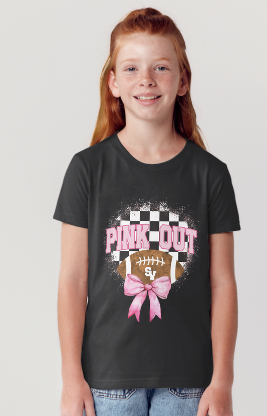 Pink Out - Checkered Football